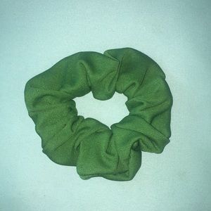 Green scrunchie